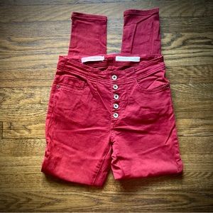 Anthropologie Pilcro & the Letterpress high-rise skinny jeans